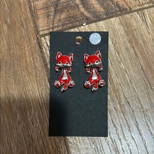 Red Fox Earrings